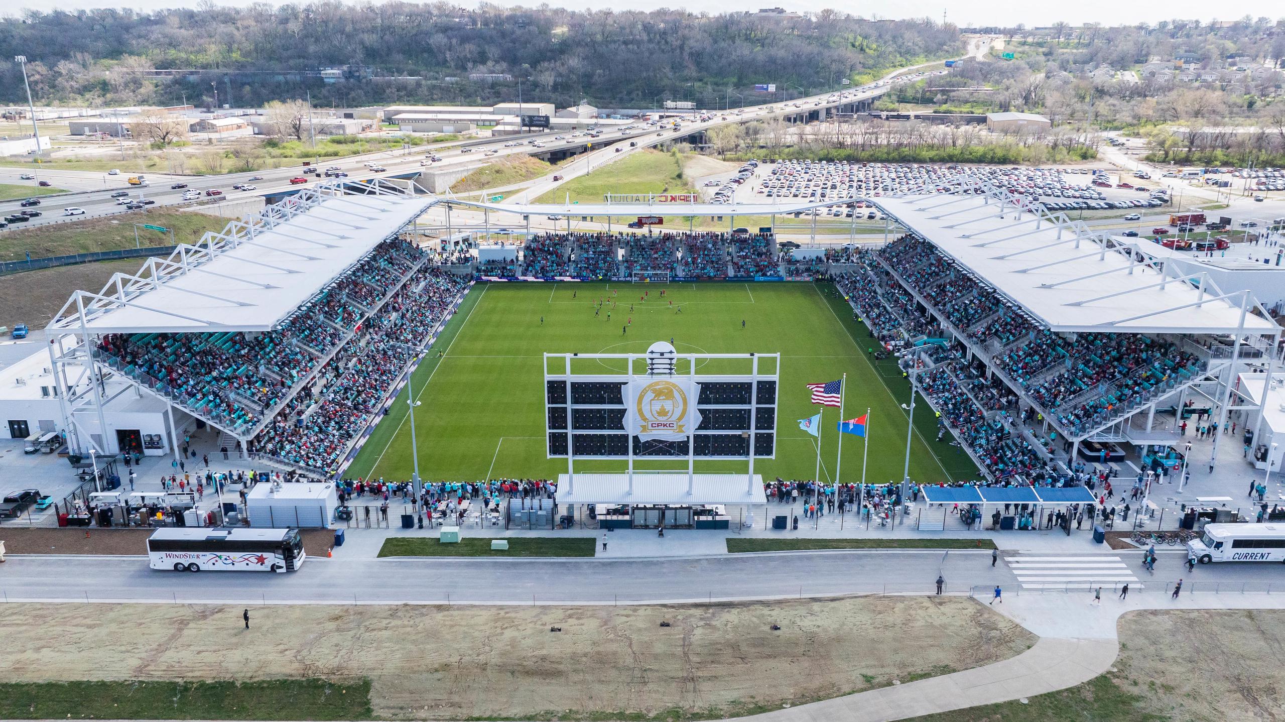 View from North of the Stadium