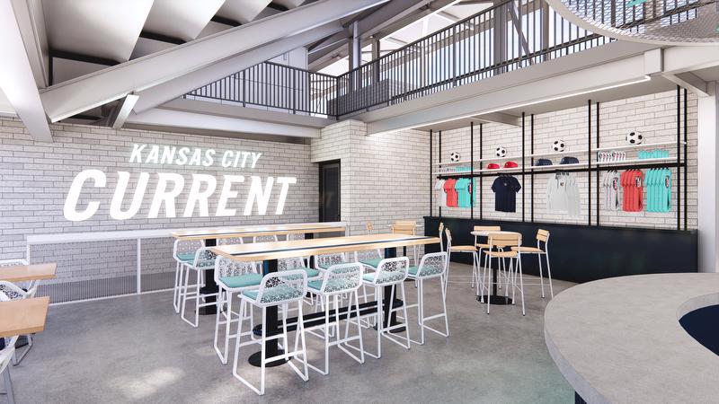 A view of the North Concourse Club seating area at CPKC Stadium