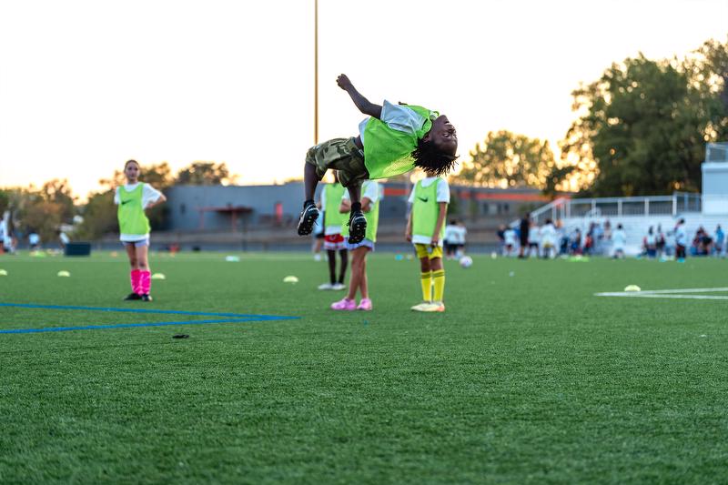 Kid Doing a Backflip