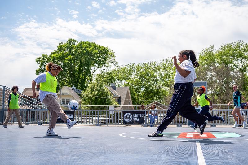 Competition at Girls Preparatory Academy Mini Pitch