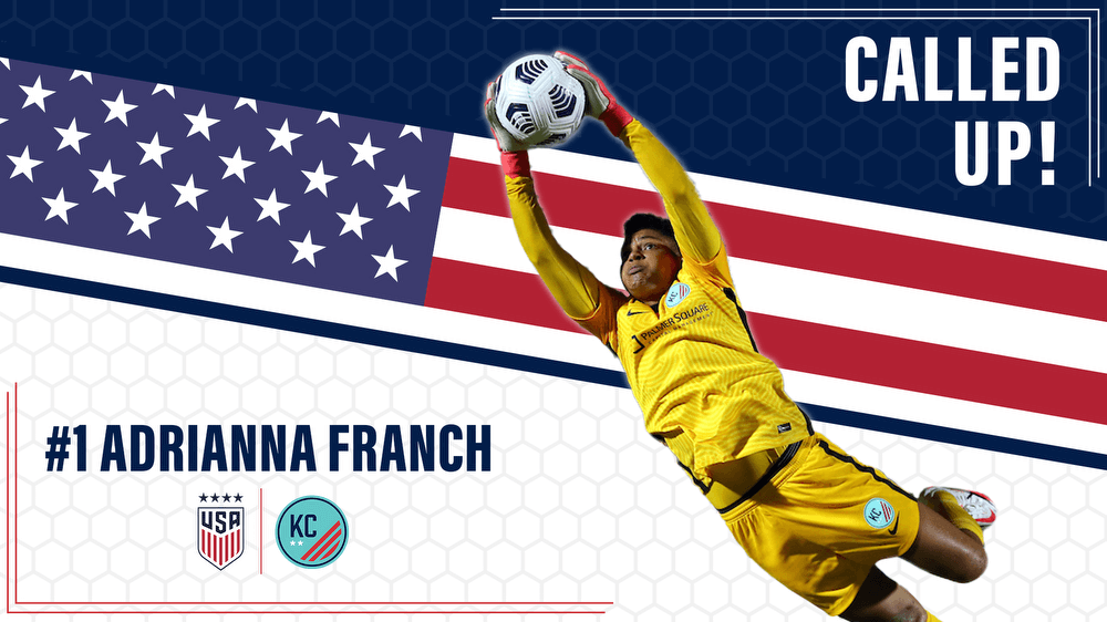 Kansas City NWSL Goalkeeper Adrianna Franch Joins USWNT BioSteel Training Camp Roster for September Matches Against Paraguay in Cleveland and Cincinnati, Ohio Kansas City Current