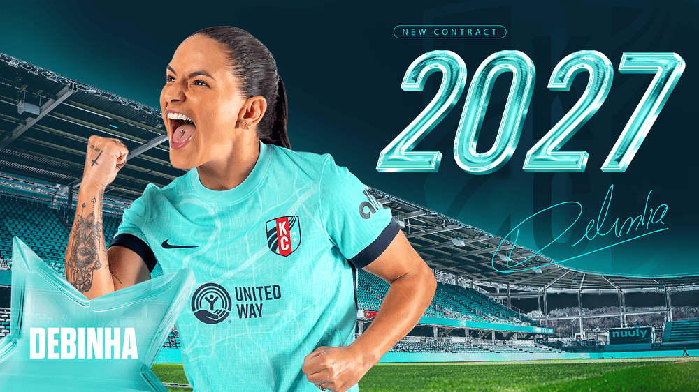 Midfielder Debinha Signs Contract Extension With Kansas City Current Kansas City Current