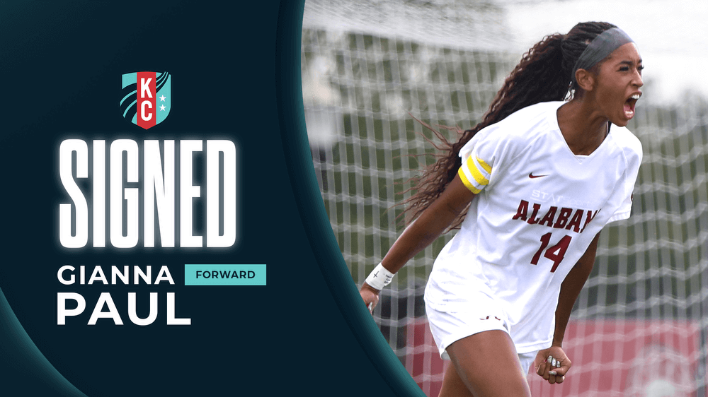 Forward Gianna Paul, Two-Time All-American, Joins Kansas City Current Through 2028 on Three-Year Deal Kansas City Current