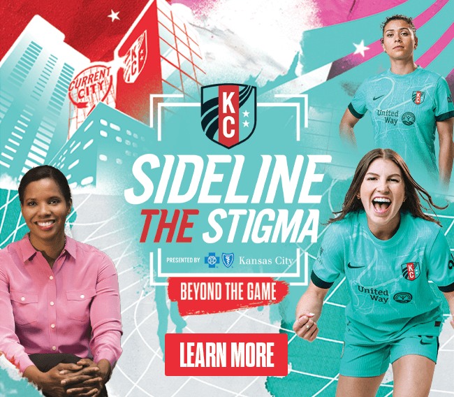Sideline The Stigma presented by Blue Cross and Blue Shield of Kansas City. Beyond the game learn more. Featuring Bri Scurry, Izzy Rodriguez, and Rocky Rodriguez.