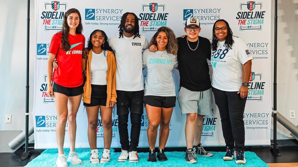 Kansas City Current, Blue Cross and Blue Shield of Kansas City and Synergy Services Host “Sideline the Stigma” Event for Second Year Kansas City Current