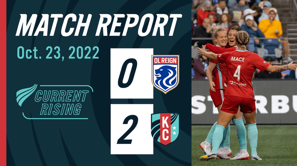 Match Report: Kansas City Current advances to NWSL Championship with 2-0 win over OL Reign Kansas City Current