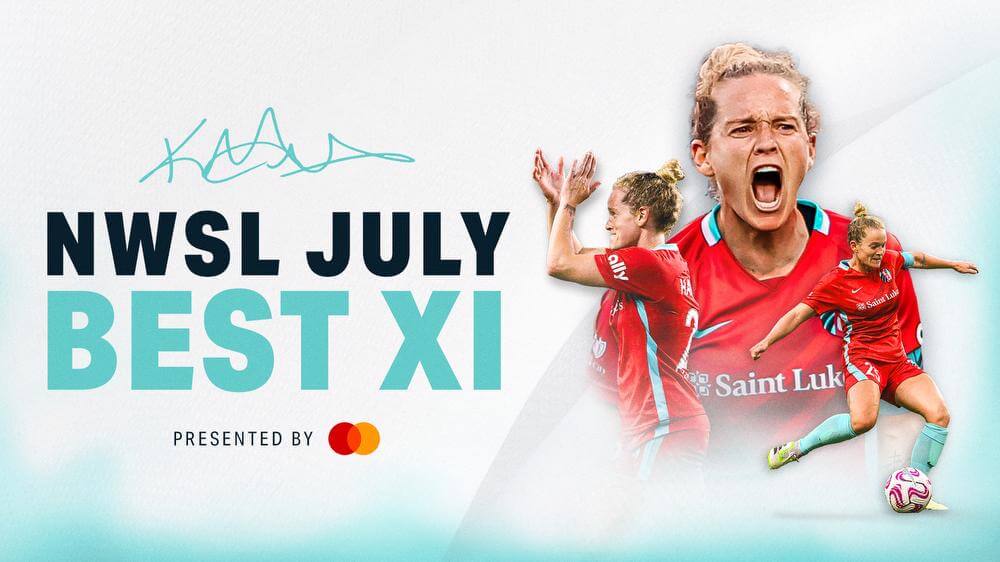 Kansas City Current forward Kristen Hamilton named to NWSL July Best XI of the month, presented by Mastercard Kansas City Current
