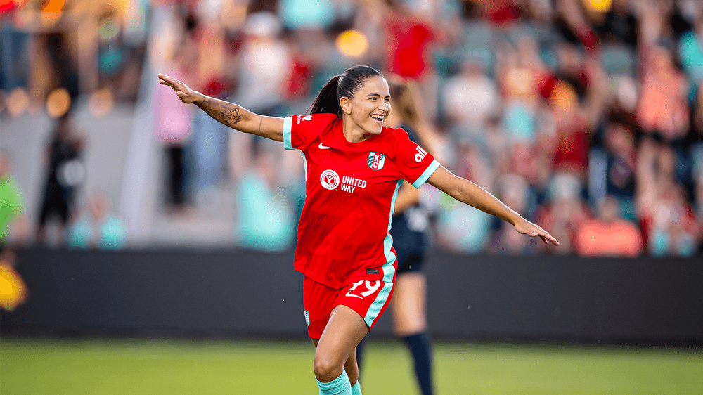 Match Recap: Debinha Hat Trick Powers Kansas City Current to 5-1 Victory Against Bay FC