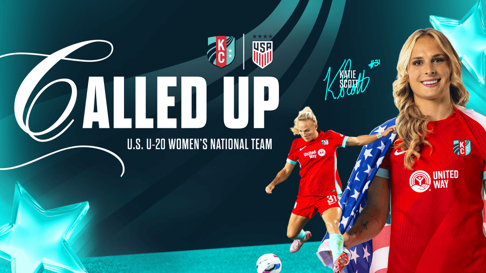 KC Current Katie Scott called up to U.S. U-20 Women's National Team cover graphic.