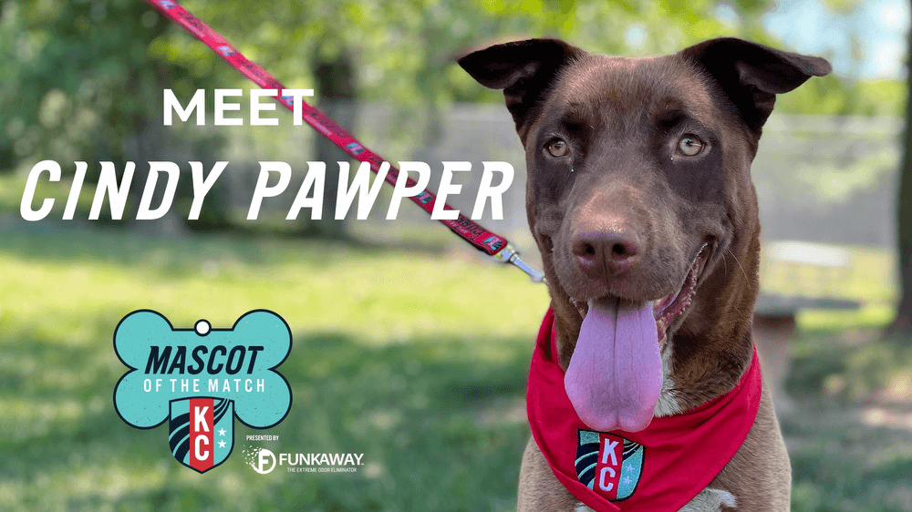  Adopt Cindy Pawper! Mascot of the Match Presented by FunkAway Kansas City Current