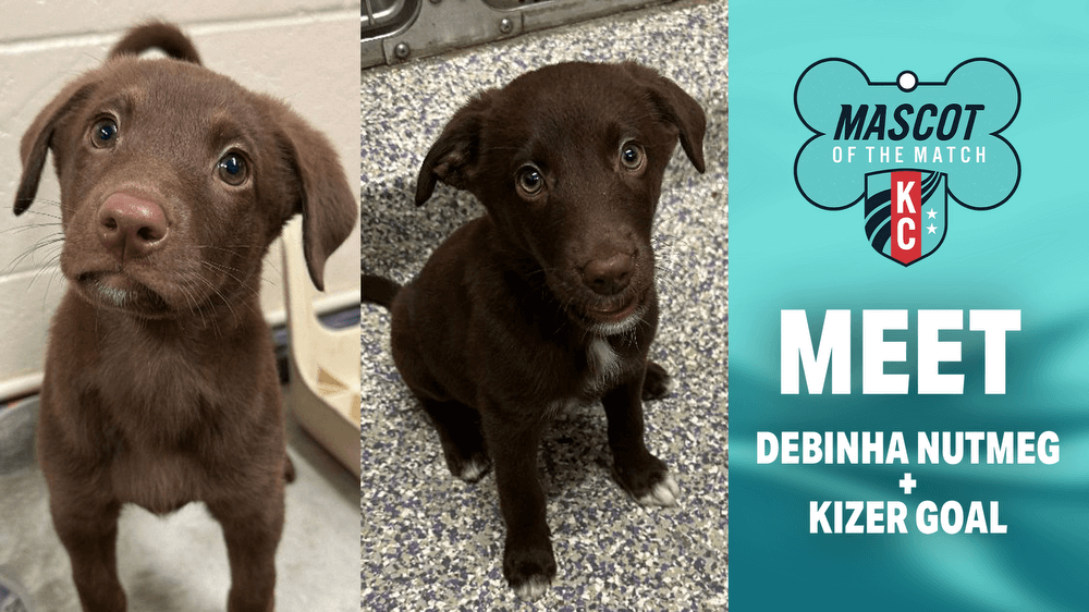 Adopt Debinha Nutmeg, and Kizer Goal, our Mascots of the Match! Kansas City Current
