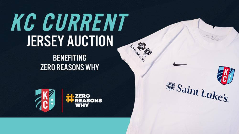 Kansas City Current Players Select #ZeroReasonsWhy as the Beneficiary of Challenge Cup Kit Auction  Kansas City Current
