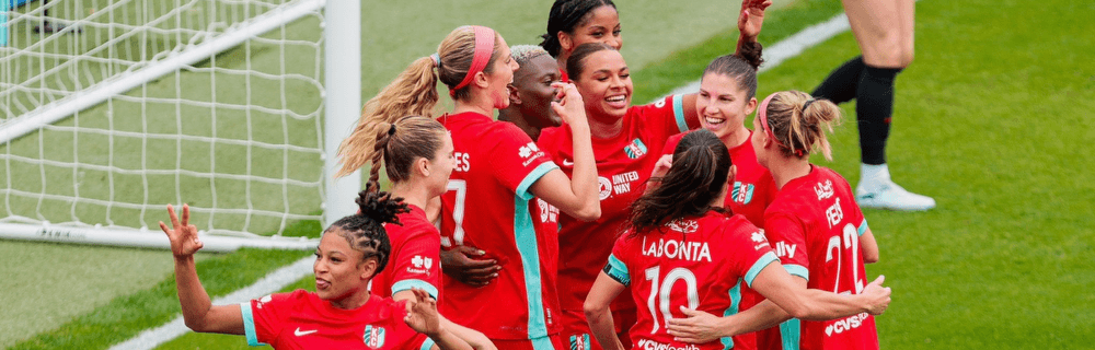 team celebrating a goal as match recap image.