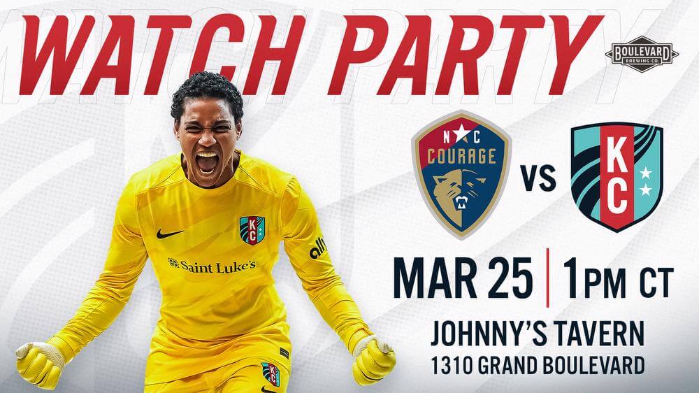 Johnny's Tavern to Host Official NC Courage vs. KC Current Watch Party Presented by Boulevard Brewing Company on Saturday, Mar. 25 Kansas City Current