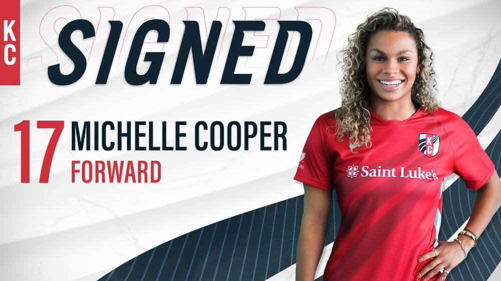 Kansas City Current sign MAC Hermann Trophy winning forward Michelle Cooper through 2025 season  Kansas City Current