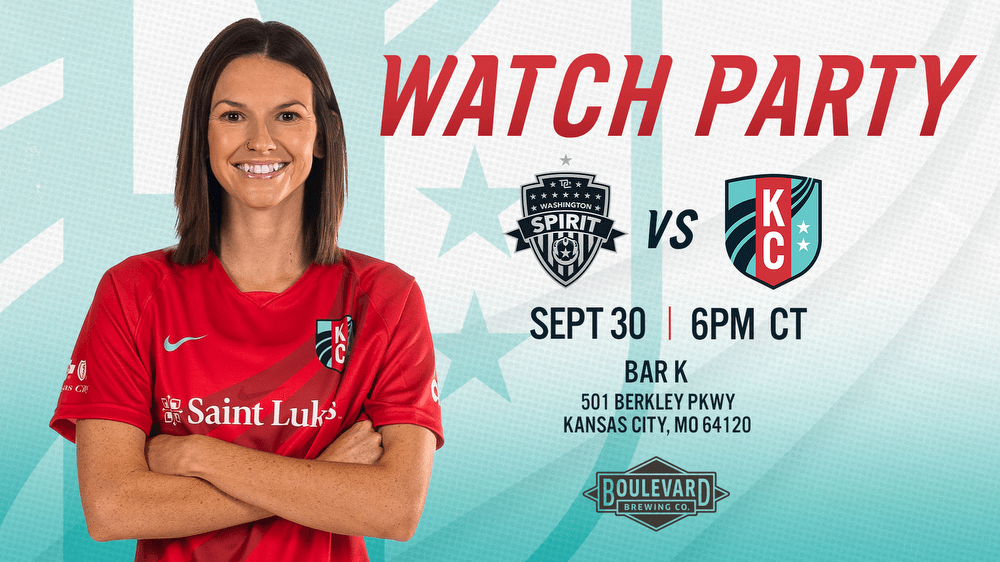 Bar K to Host Official Washington Spirit vs. KC Current Watch Party Presented by Boulevard Brewing Company on Saturday, September 30 Kansas City Current