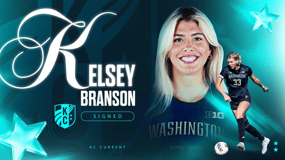 KC Current signed Kelsey Branson cover graphic.