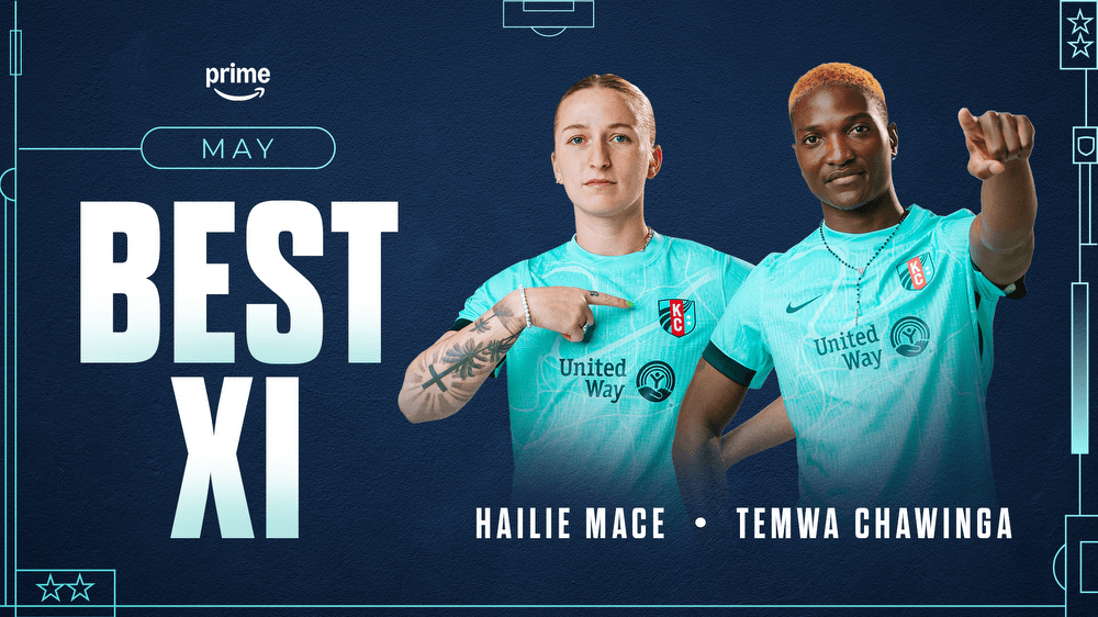 Two Kansas City Current Players Land on May NWSL Best XI, presented by Amazon Prime Kansas City Current