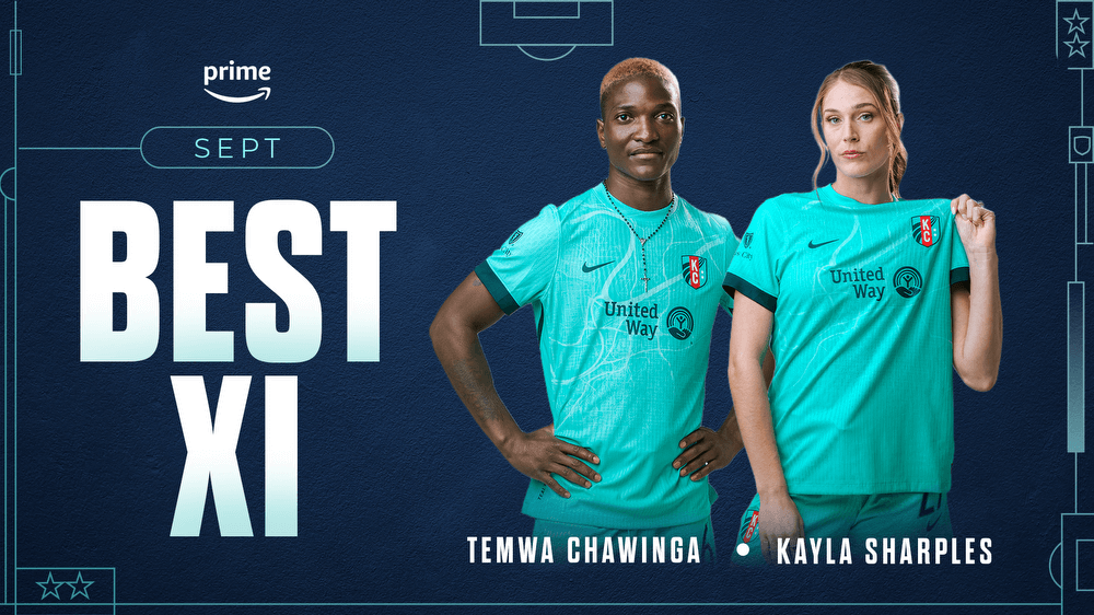 Prime September Best XI Temwa Chawinga and Kayla Sharples.