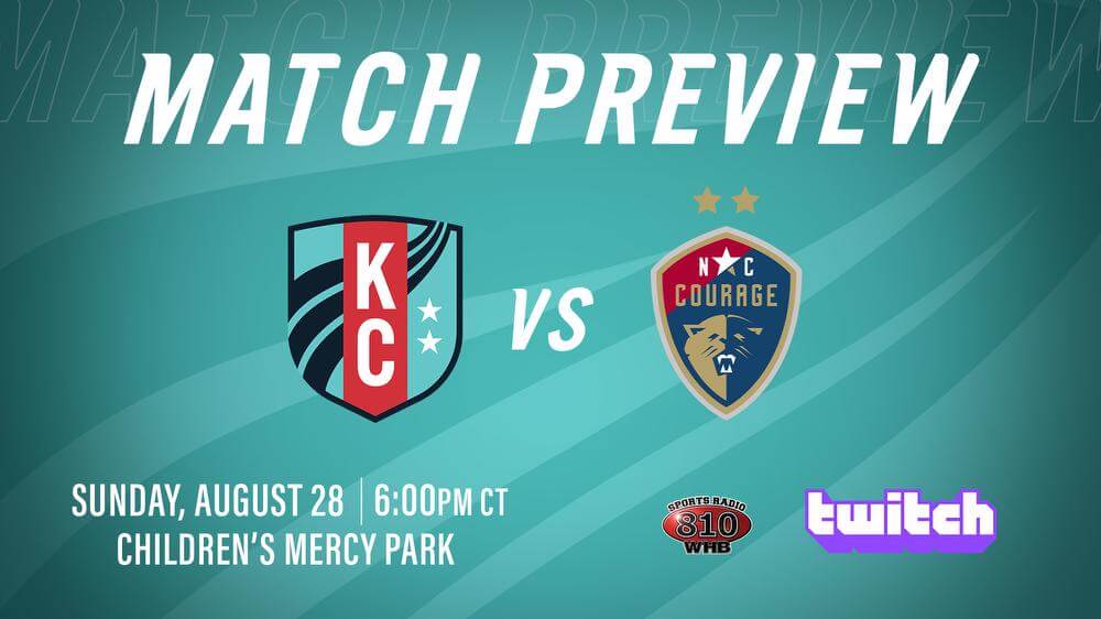 Match Preview: Kansas City Current squares off with North Carolina Courage for second time in two weeks Kansas City Current