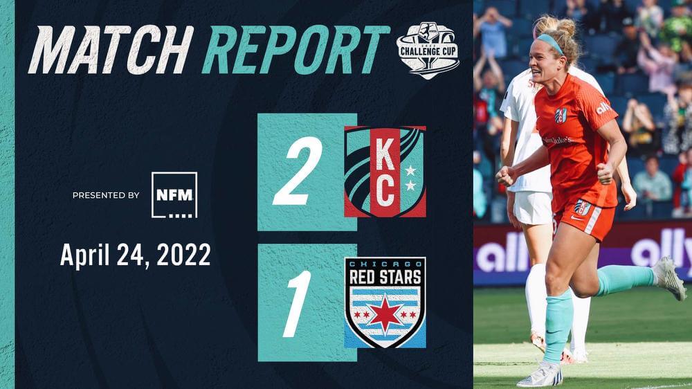 Match Report: Kansas City Current advance to Challenge Cup Semifinals with 2-1 win over Chicago Red Stars | Presented by Nebraska Furniture Mart Kansas City Current