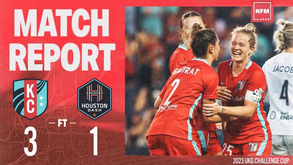 Kansas City Current forward Kristen Hamilton scores first hat trick in UKG NWSL Challenge Cup History amidst record-setting win over Houston Dash  Kansas City Current
