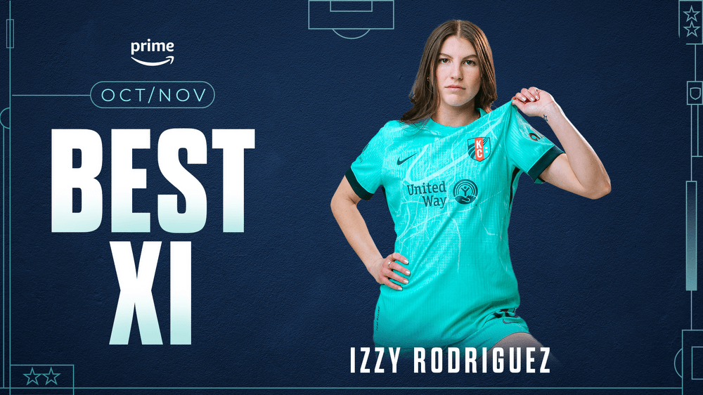 Cover graphic of Izzy Rodriguez as part of Oct/Nov Best XI presented by Prime.