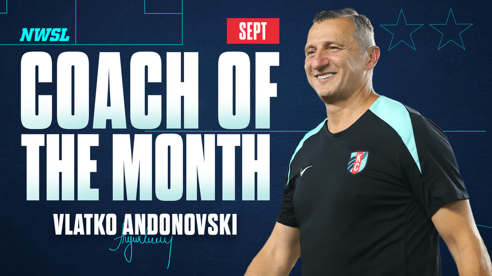 NWSL September Coach of the month Vlatko Andonovski