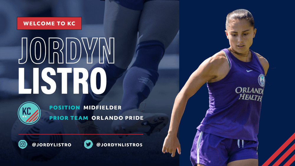 Kansas City NWSL Acquires  Midfielder Jordyn Listro From Orlando Pride Kansas City Current