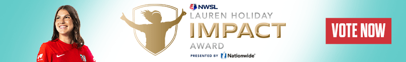 Vote now for Izzy Rodriguez for 2026 NWSL Lauren Holiday Impact Award, presented by Nationwide