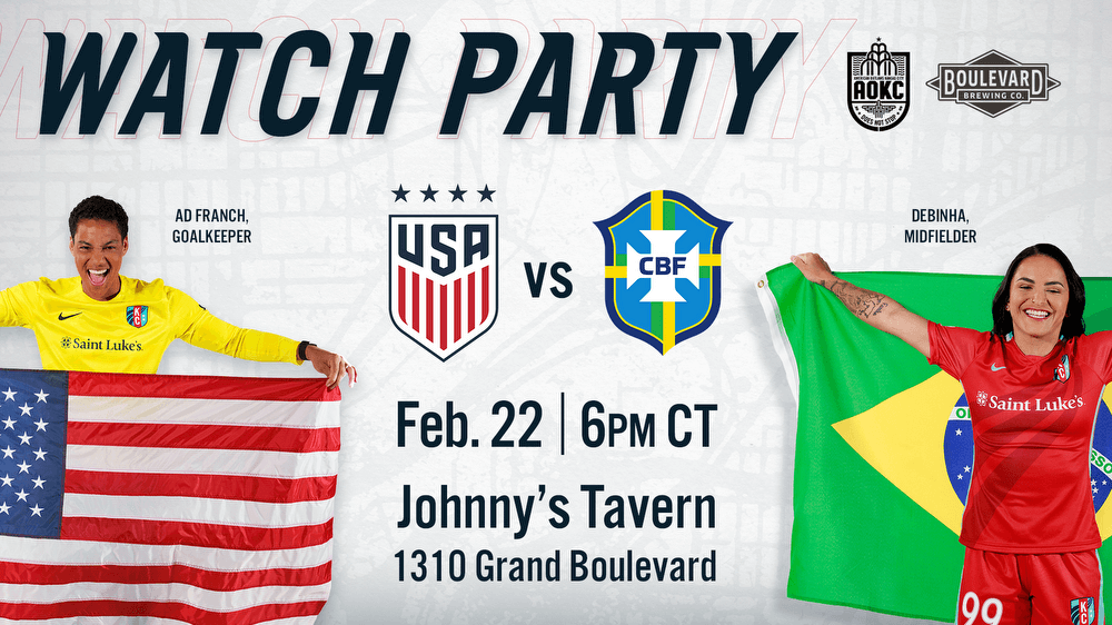 Johnny's Tavern to Host Official U.S. vs. Brazil Watch Party on Wednesday, Feb. 22 Kansas City Current