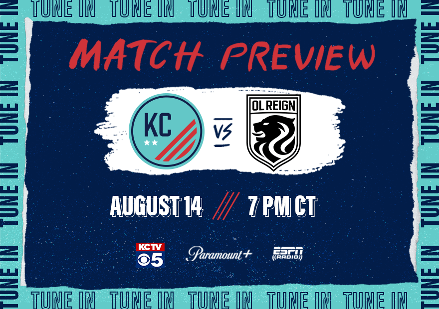 Kansas City NWSL Opens August Home Slate Against OL Reign Kansas City Current