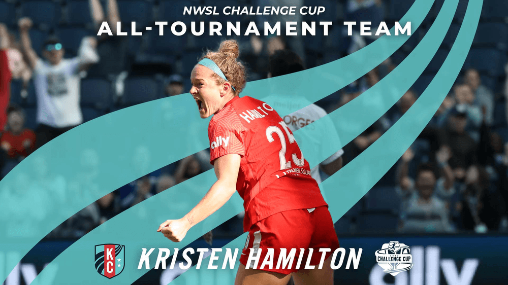 Kansas City Current forward Kristen Hamilton named to 2022 NWSL Challenge Cup All-Tournament Team Kansas City Current