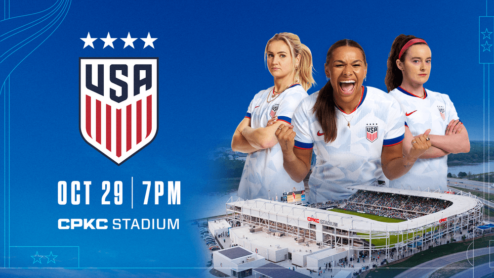 U.S. Women’s National Team Will Play for the First Time at CPKC Stadium  Kansas City Current