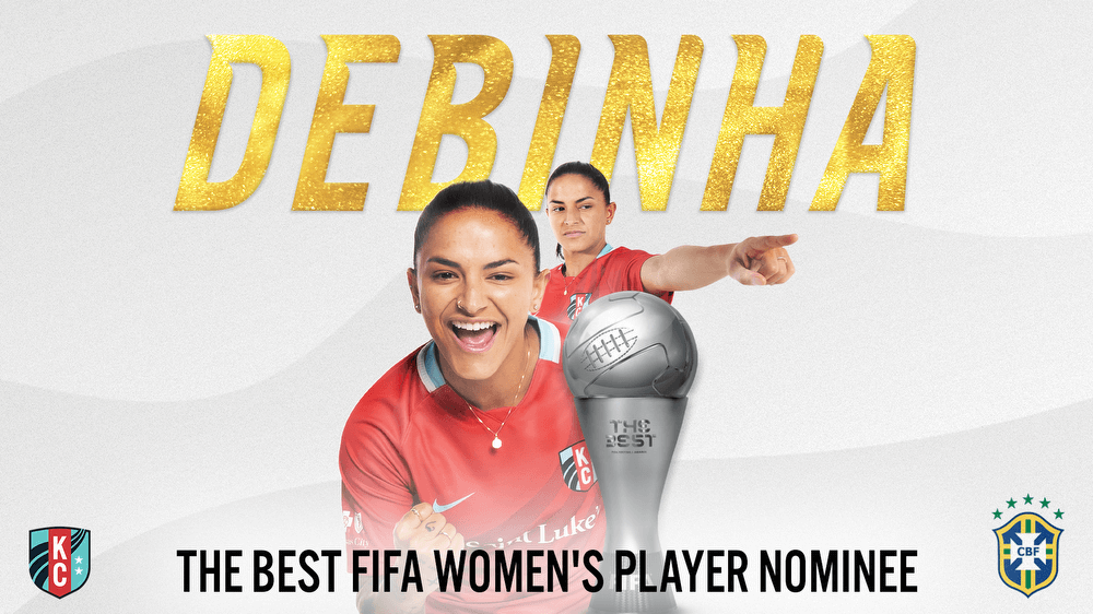 Kansas City Current Midfielder Debinha nominated for The Best FIFA Women’s Player award Kansas City Current