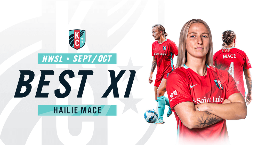  Defender Hailie Mace named to Sept./Oct. NWSL Best XI of the Month, presented by Mastercard Kansas City Current