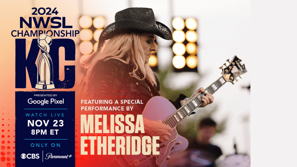 Award winning singer and activist Melissa Etheridge to perform National Anthem at the 2024 NWSL Championship Kansas City Current