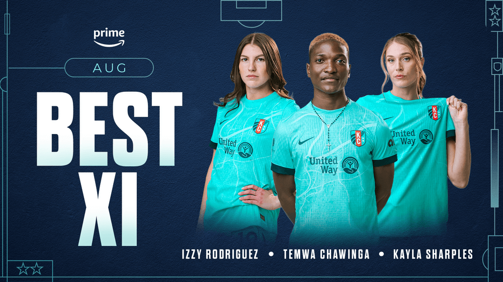Trio Named to NWSL Best XI of the Month, Presented by Amazon Prime, for August  Kansas City Current