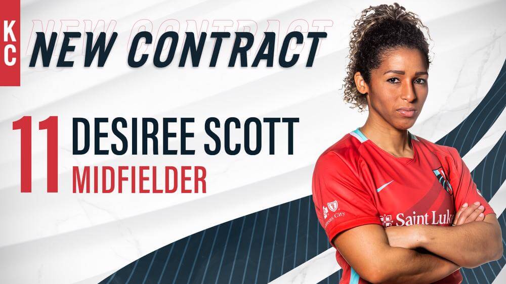 Kansas City Current captain and midfielder Desiree Scott returns for 2023  Kansas City Current