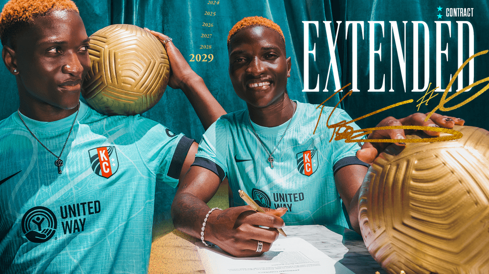 Temwa signing a new contract with the club through 2029