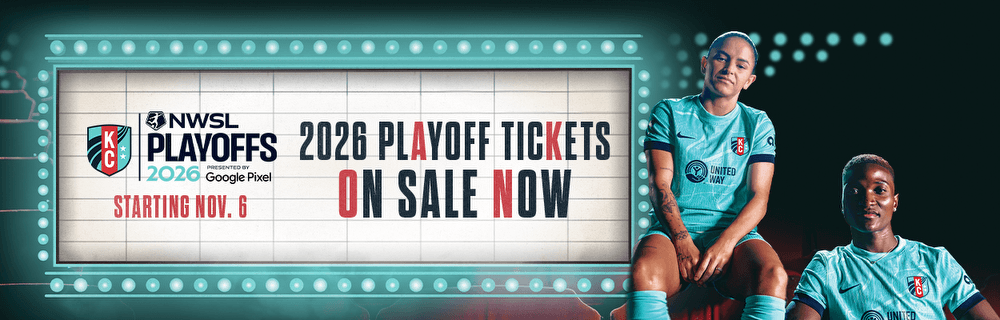 2026 NWSL Playoffs starting Nov 6 Tickets onsale graphic.
