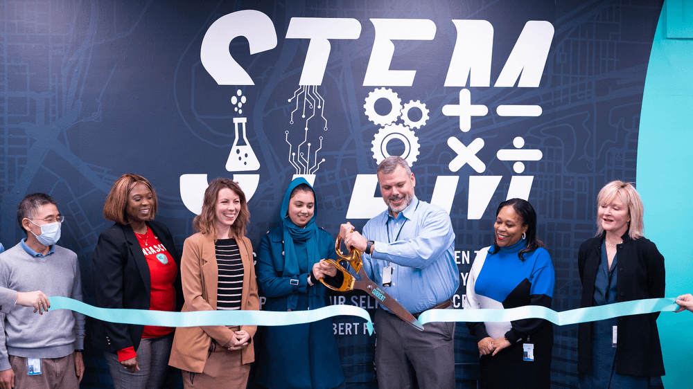  Kansas City Current and East High School open new STEM Lab in Partnership with Bank of America and CPKC Kansas City Current