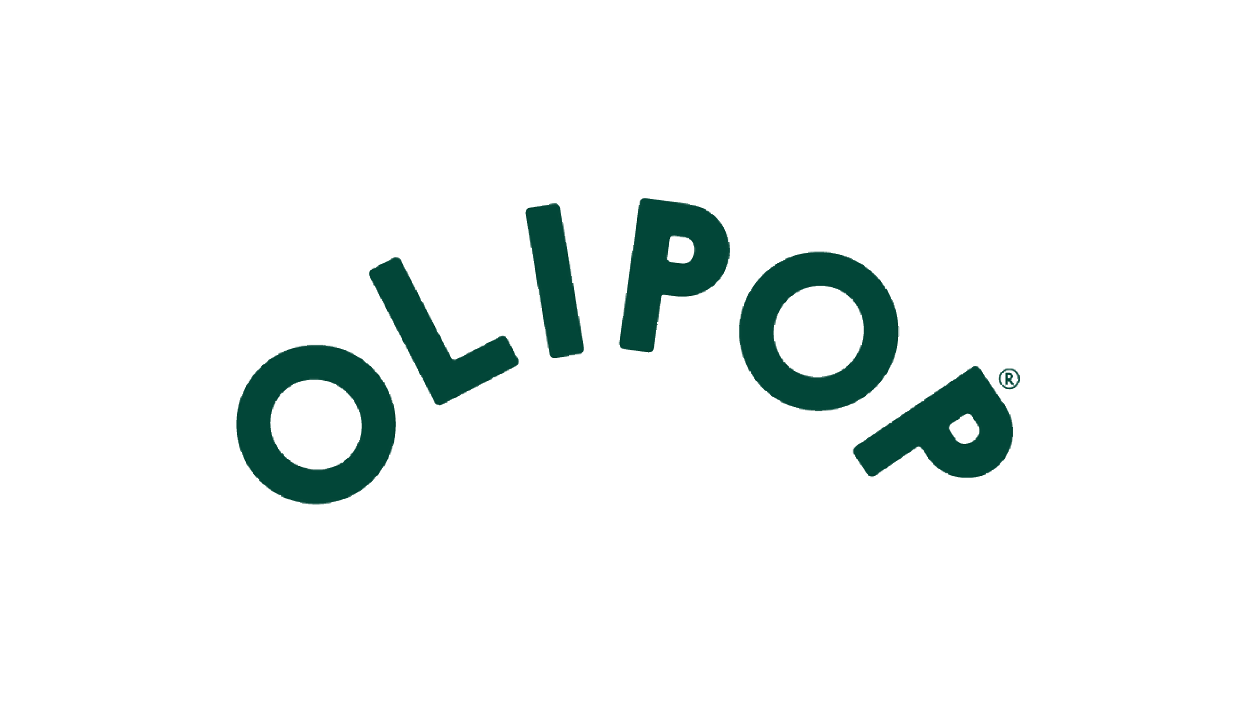 A green logo of Olipop