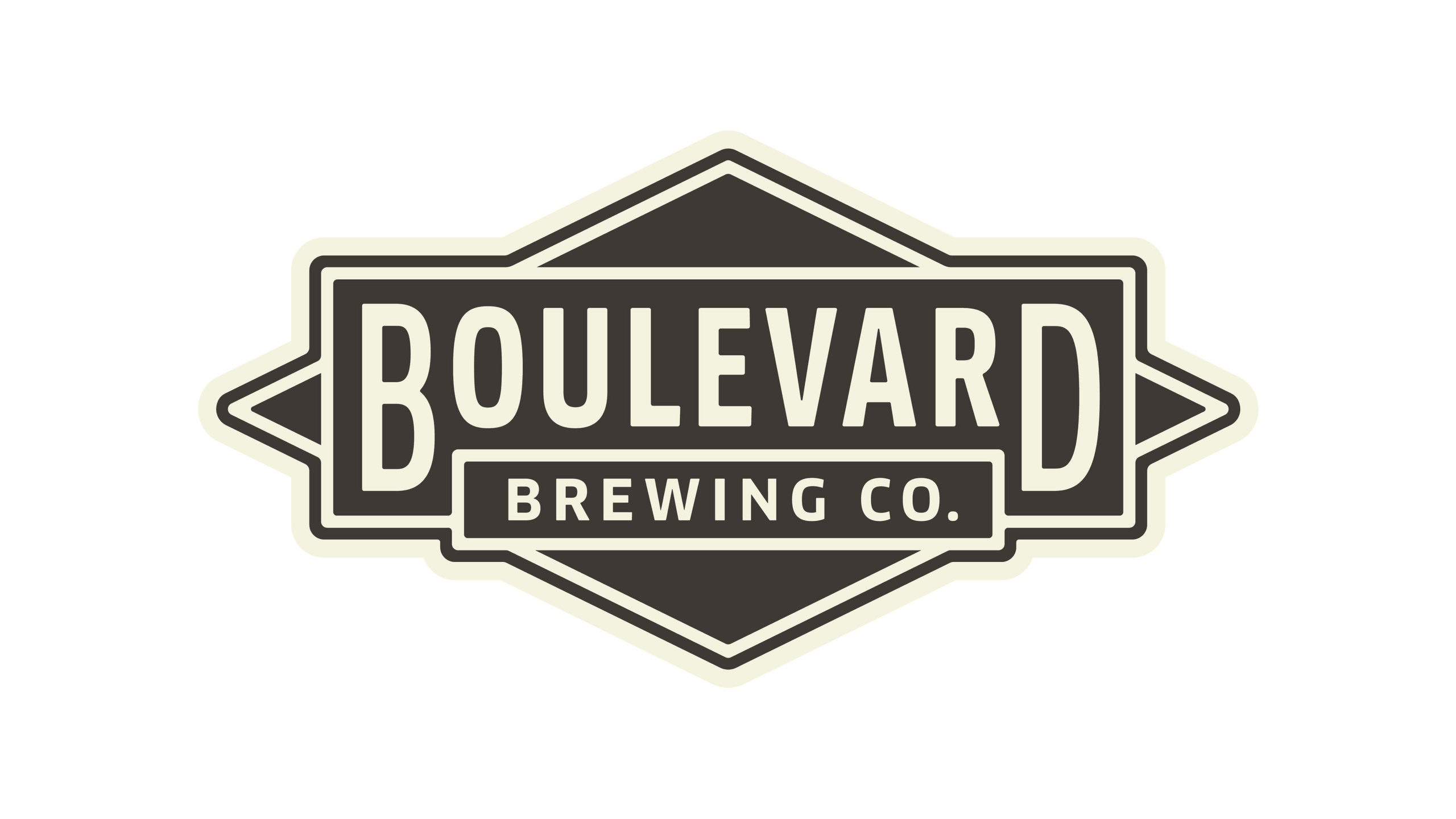 A black and cream graphic logo for Boulevard Brewing Co partner.