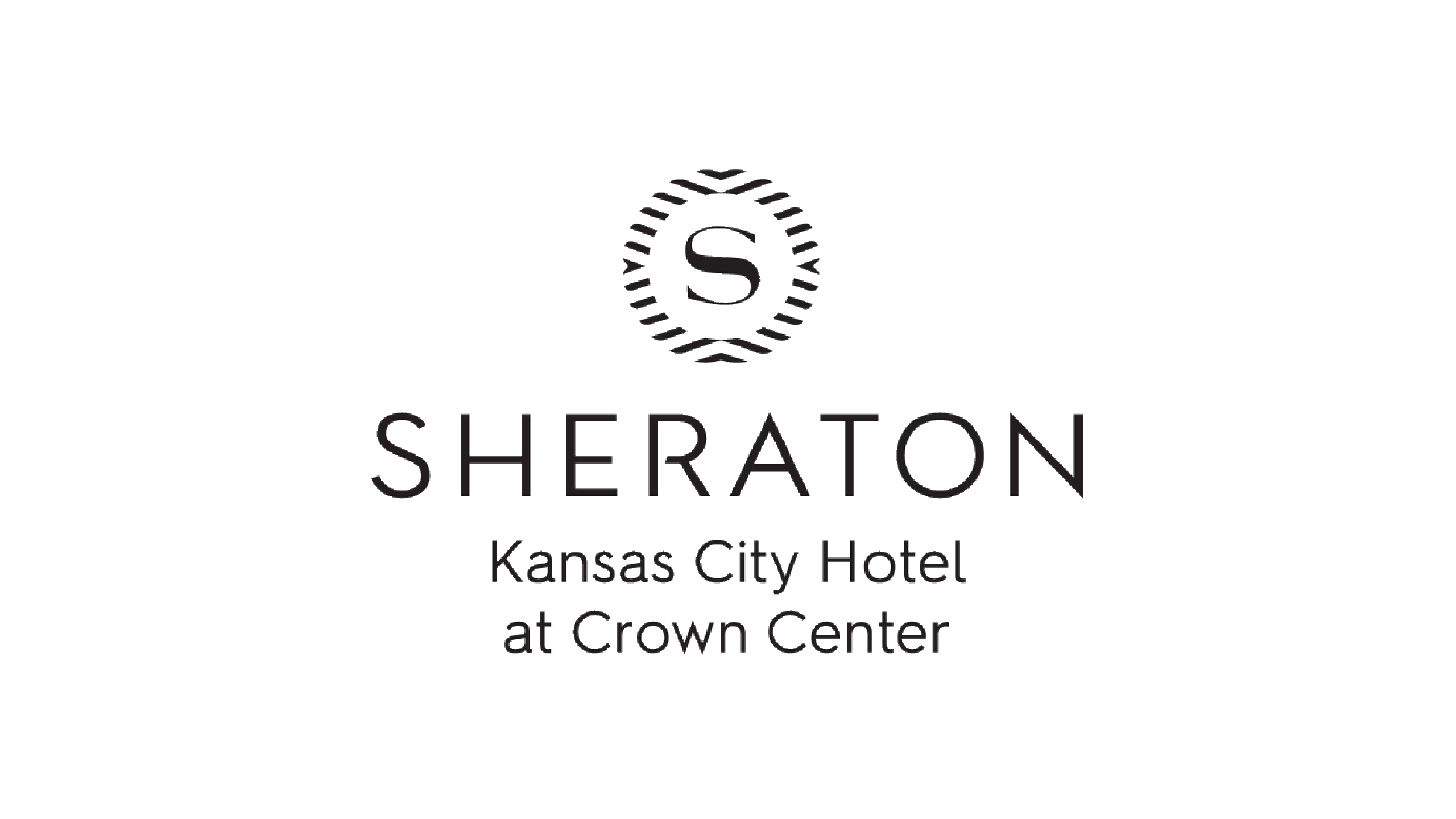 A graphic logo for Sheraton Kansas City Hotel at Crown Center partner.