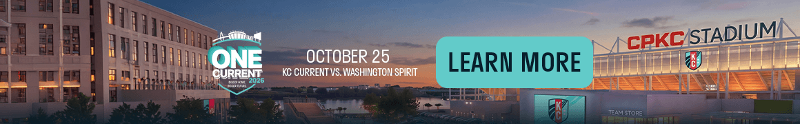 Announcement of One Current for our final Home Match: October 25th vs Washington Spirit