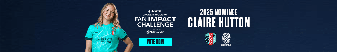 Lauren Holiday Fan Impact Challenge presented by Nationwide. 2025 Nominee Claire Hutton with Mind Drive.