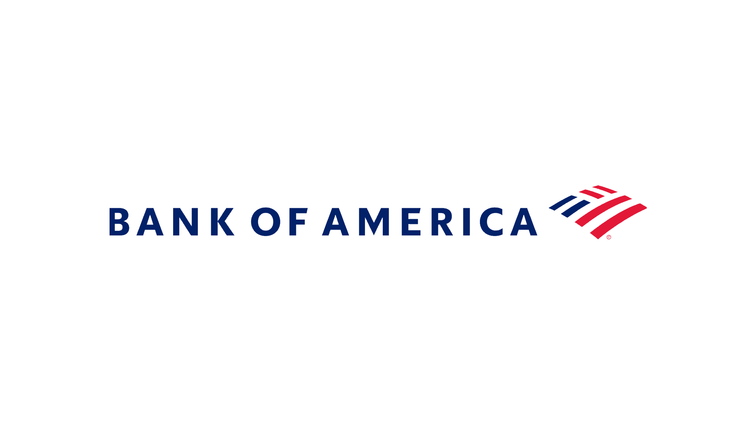 A navy and red graphic logo for Bank of America partner, with American flag logo.