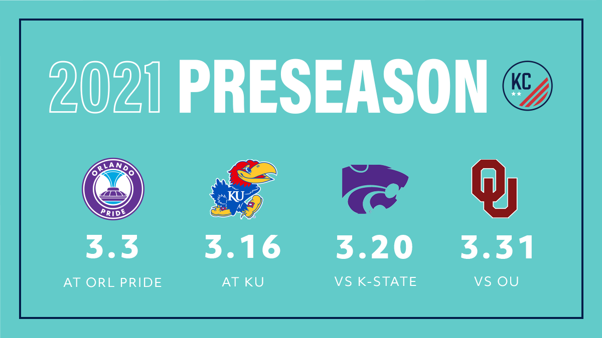 KC NWSL Preseason Schedule