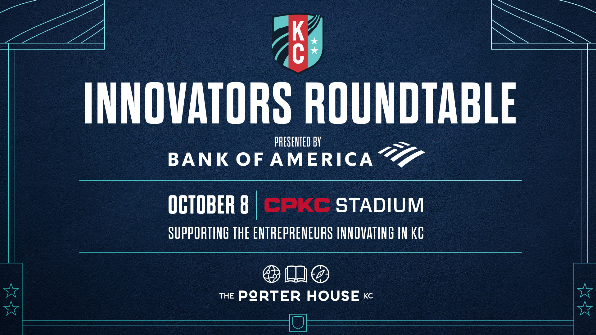 Innovators Roundtable title graphic presented by Bank of America.